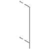 Väggskena 2420 mm,400 mm distans