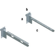 Slat Spårpanel Hyllkonsoler för trähylla