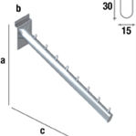 Slat Spårpanel Sluttande arm