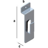 Slat Spårpanel Fäste