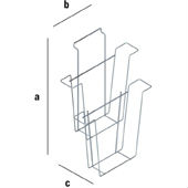 Slat Spårpanel Broschyrhållare