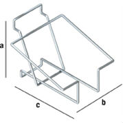 Slat Spårpanel Trådkorg