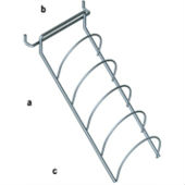 Slat Spårpanel Sluttande arm för väskor