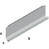 Slat Spårpanel Broschyrställ distans